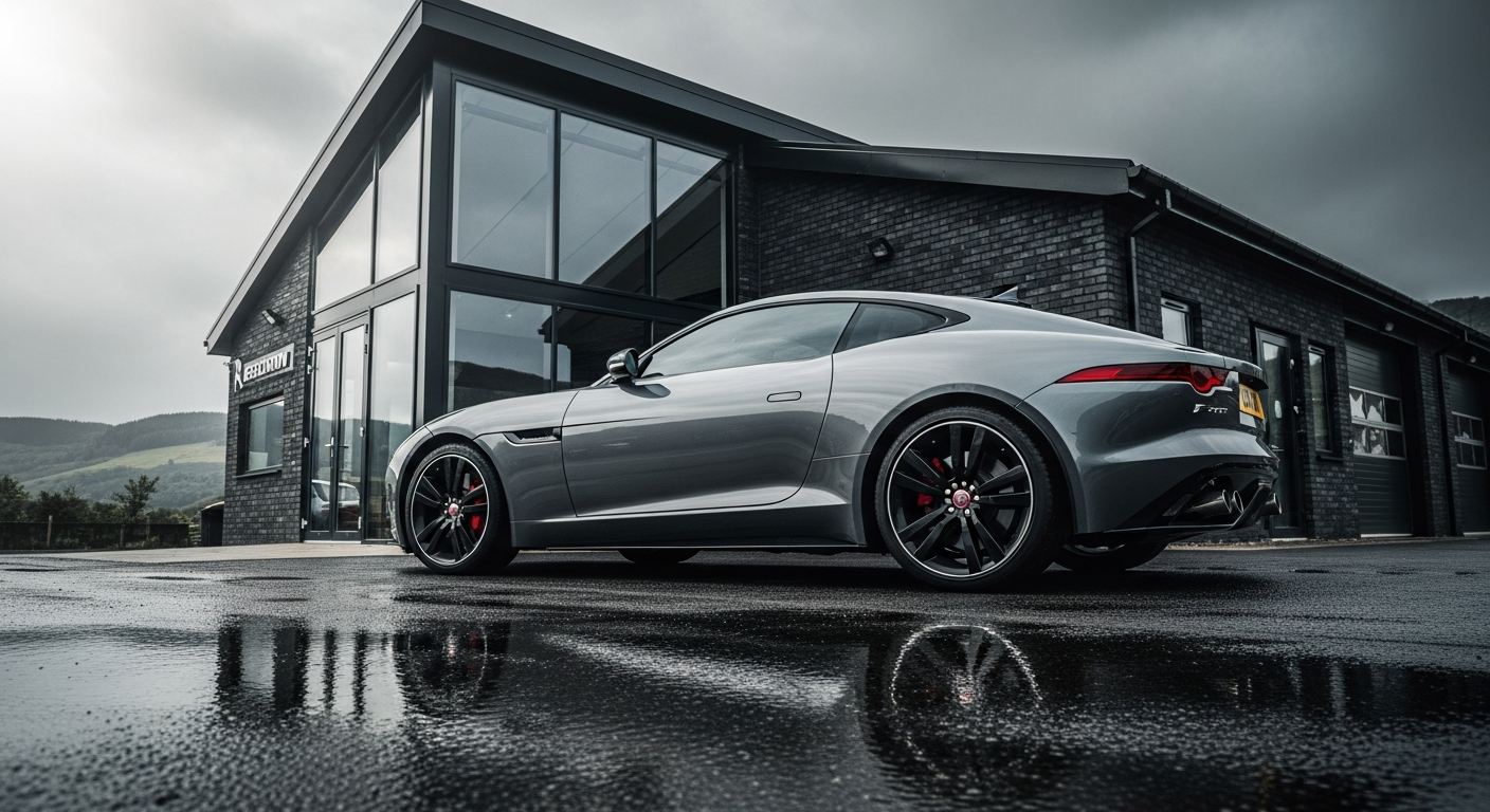 Tektronic workshop in Alva, Central Scotland — independent Jaguar specialist